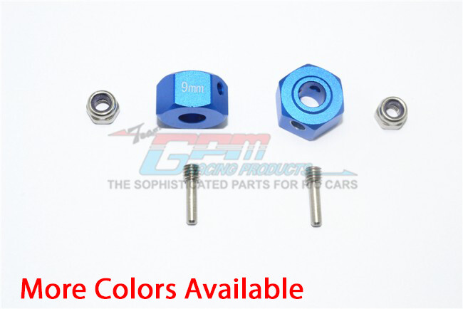 For ARRMA-GRANITE-ALUMINUM HEX ADAPTERS 9MM -6PC SET