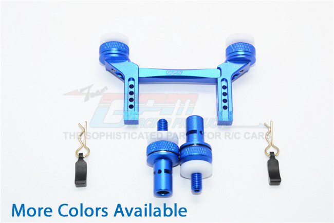For Traxxas TRX-4 ALUMINUM FRONT & REAR MAGNETIC BODY MOUNT -FULL SET