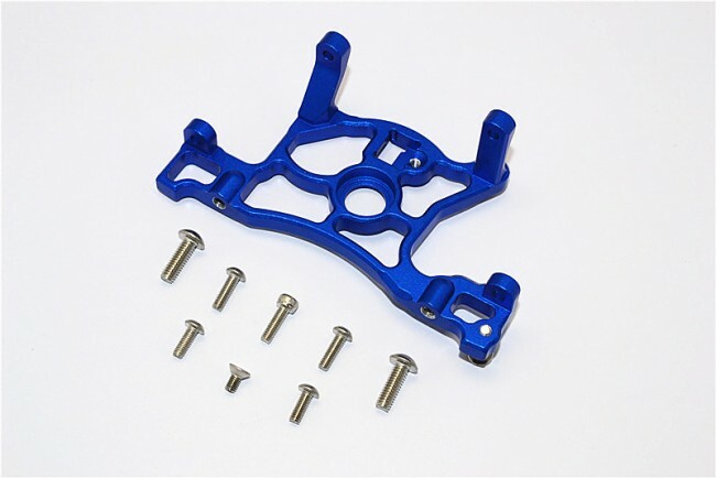 For Traxxas Slash -ALUM. SPUR GEAR COVER MOUNT FOR SLASH 4X4 LOW-CG-BLUE