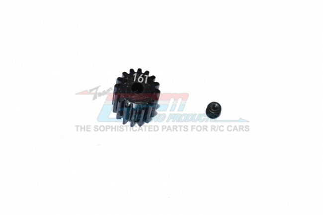 For LOSI-Mini-T-HARDEN STEEL 45# 16T PINION GEAR -2PC SET