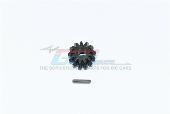 For Traxxas Maxx-HARDEN STEEL #45 REAR DIFFERENTIAL PINION GEAR -2PC Set-Black