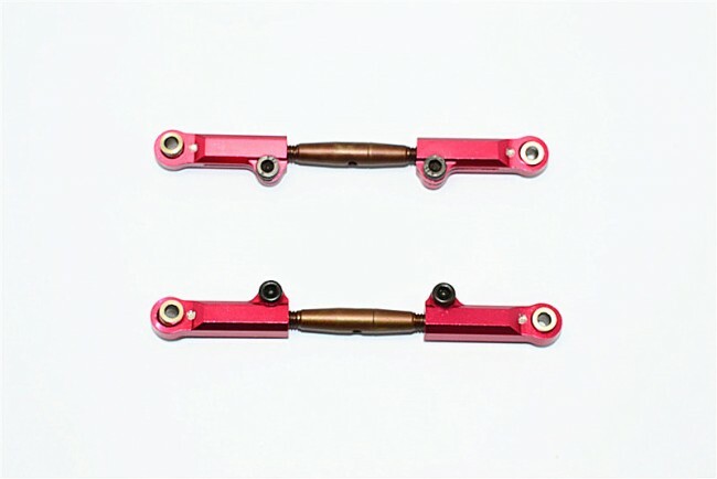 For Traxxas Slash -ALLOY REAR ADJUSTABLE UPPER ARM- 1PR - RED