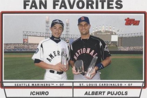 イチロー ルーキー‼️TOPPS TRADED ICHIRO PUJOLS RC Albert Pujols & Ichiro Suzuki 2001 Topps Traded Gold RC Gem