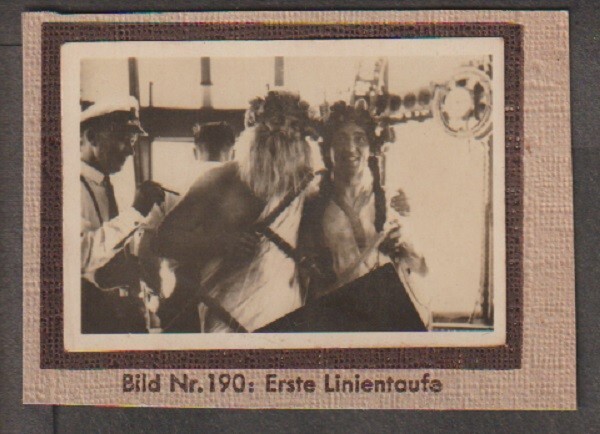 Germany 1932's  First Line of Toufa Zeppplin photographic Ciggarette card
