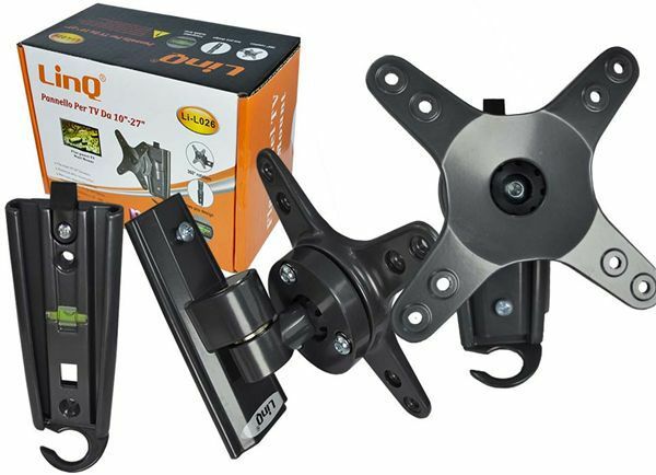 Supporto Parete Staffa 10 A 27 Pollici Tv Lcd Led 3d Plasma Smart Linq Li-L026