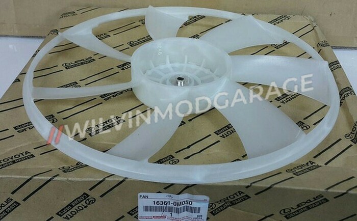 Genuine Radiator Fan Blade 2007-2014 Toyota Yaris Vios 16361-0M050 Thailand OEM