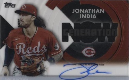 2022 Topps Clearly Authentic Autographs - Jonathan India #GNA-IND