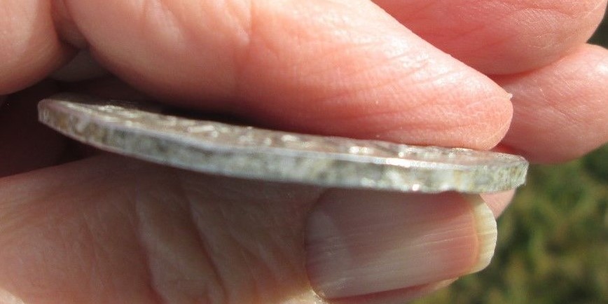 ENCASED INDIAN HEAD PENNY ST. LOUIS WORLD'S FAIR 1904 WITH 1905 COIN