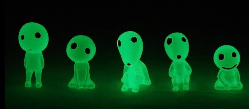 glow in the dark kodama figures