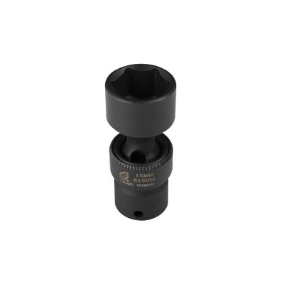 Sunex Tools 815UM 1/4'' Drive 6 Point Universal Impact Socket 15mm