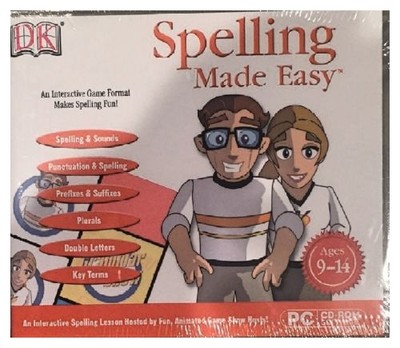 DK Spelling Made Easy 40PS41 BRAND NEW SEALED  FREE US SHIP  WIN10 8 7 XP