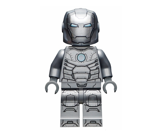 Lego Iron Man Mark 2 Armor 76167 Trans-Clear Head Super