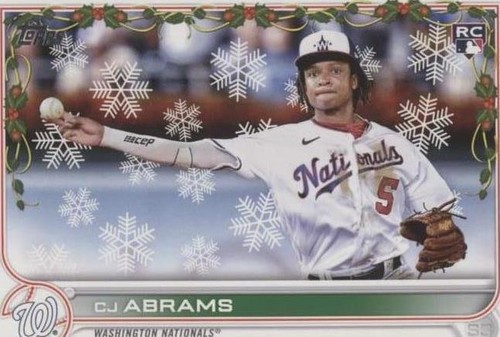 2022 Topps Holiday - C.J. Abrams #HW112