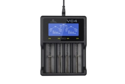 XTAR Ladegerät VC4 Charger USB Ladegerät für Ni-MH und Li-Ion Akkus 18650 21700