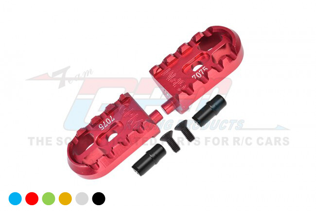 For Losi-Motorcycle-ALUMINUM 7075-T6 Motorcycle- FOOT PEGS SET
