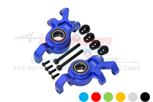 For Traxxas XRT-8S-ALUMINUM 7075 FRONT OVERSIZED STEERING BLOCKS-(New Version)
