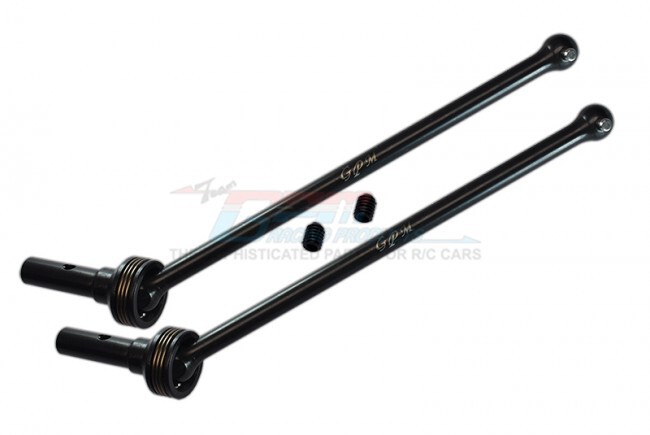 For Traxxas Sledge-4140 CARBON STEEL FRONT / REAR CVD DRIVE SHAFT - 1 Pair