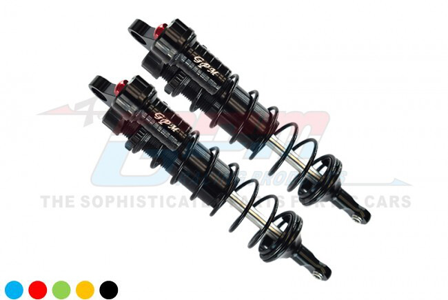 For Traxxas Sledge-ALUM. 6061-T6 FRONT L-SHAPE ADJ. SHOCKS 128MM-1 Pair