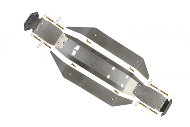 For Traxxas XRT-8S-STAINLESS STEEL CHASSIS PROTECTION PLATE SET