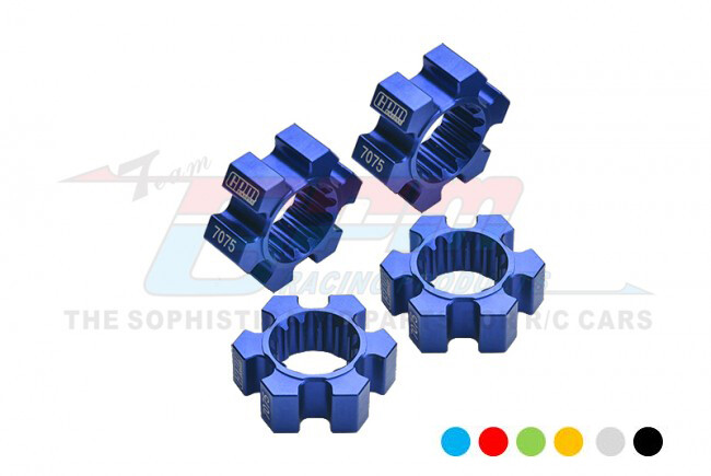 For Traxxas XRT-8S-ALUMINIUM WHEEL HEX HUBS SET - 4 Pieces