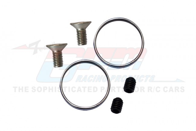 For ARRMA Big Rock Crew Cab-STEEL RING AND SCREW FOR MAB108FRS CVD DRIVE SHAFT -