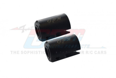 GPM Racing Steel F & R Pinion Gear Drive Cups - For Traxxas Sledge SLE037SA-BK