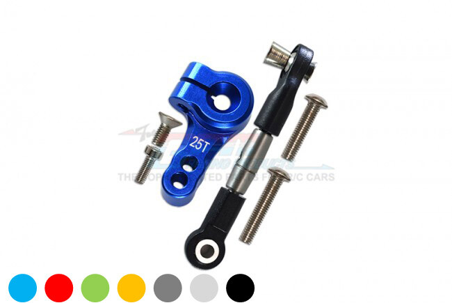 For Traxxas RUSTLER-SPRING STEEL TIE ROD+25T ALUMINUM SERVO HORN -1 SET