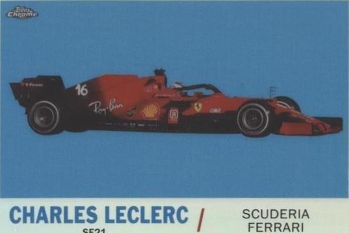 2021 Topps Chrome Formula 1 - Charles Leclerc #T61-CL