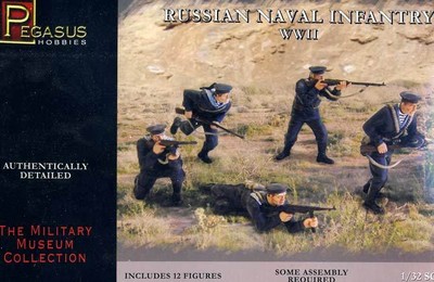 Pegasus Russian Naval Infantry Marine-Infanterie 12 Figurines 1:3 2 Set