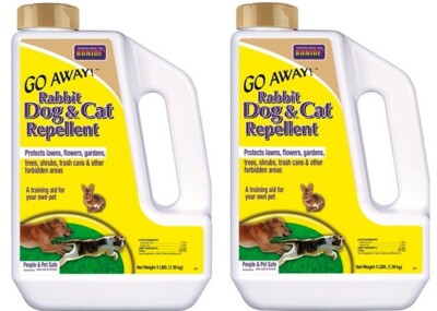 Go Away 3 lb # 871 All Natural Rabbit Dog & Cat Deterrent Granules - Pack of 2