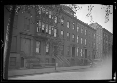 Paff House and Ripley House Ryder House Hicks Street New York 1922 Old Photo 1