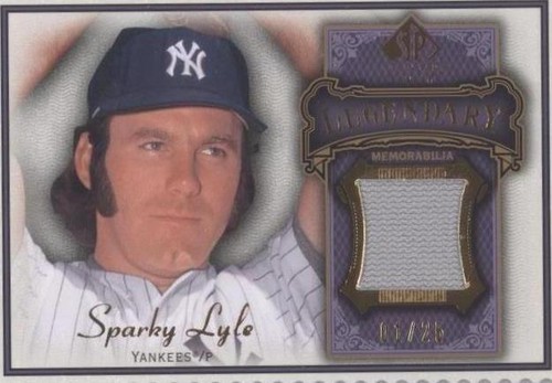 2009 SP Legendary Cuts - Sparky Lyle #LM-SL