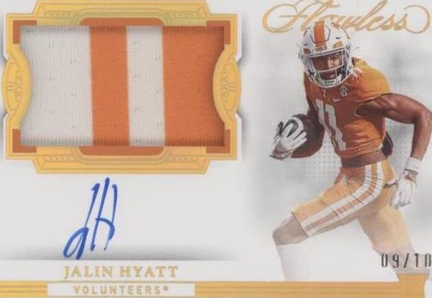 2023 Panini Flawless Collegiate Jalin Hyatt #RPAH-JAH