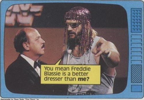 1985 Topps WWF - Gene Okerlund Jesse Ventura #62