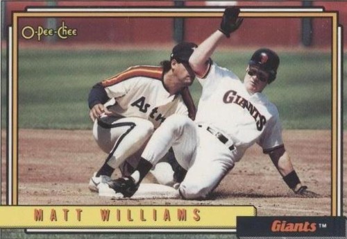 1992 O-Pee-Chee - Matt Williams #445