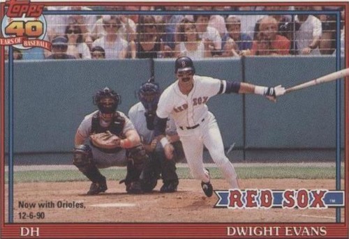 1991 O-Pee-Chee - Dwight Evans #155