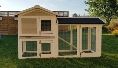 Hasenstall BIG BUNNY XXL Kleintiergehege Kaninchenstall Käfig Hase Stall Gehege