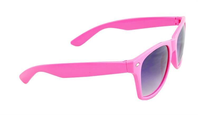 OCCHIALI da sole OCCHIALE RETRO' VINTAGE UNISEX ROSA SCUSA NEUTRA WAYFARER