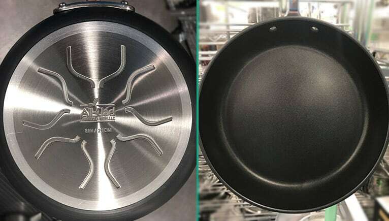 All-Clad B1 Hard Anodized Non-Stick Induction Aluminum 8 and 10 Inch Fry Pan Set