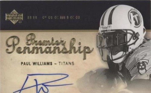 2007 UD Premier Paul Williams #PP-WI