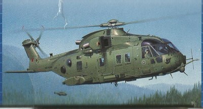 KIT REVELL 1:72 ELICOTTERO EH 101 MERLIN HC3 RAF LUNGHEZZA 27 CM ART 04468