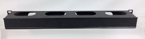 ELECTRON METAL 1U HINGED HORIZONTAL CABLE MANAGER BLACK DUCT 19x1.75x3” B831