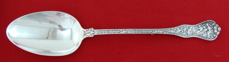 OLYMPIAN by Tiffany Sterling Silver Stuffing Spoon with Button, 11",