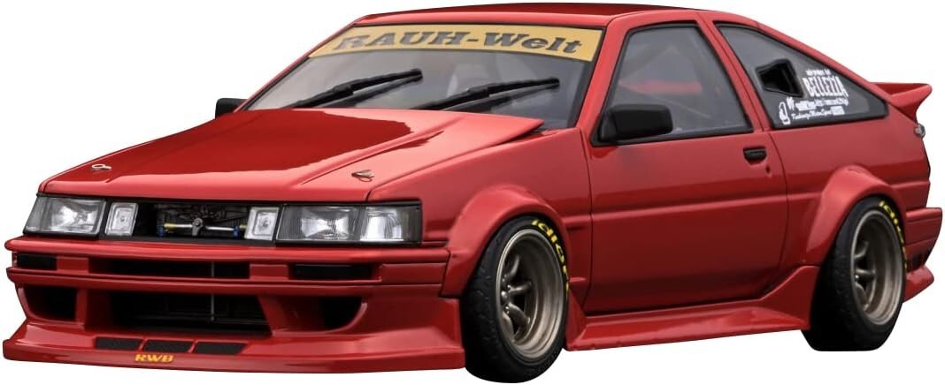 TK.Company ignition model 1/18 RWB TOYOTA AE86 IG2611 Red F