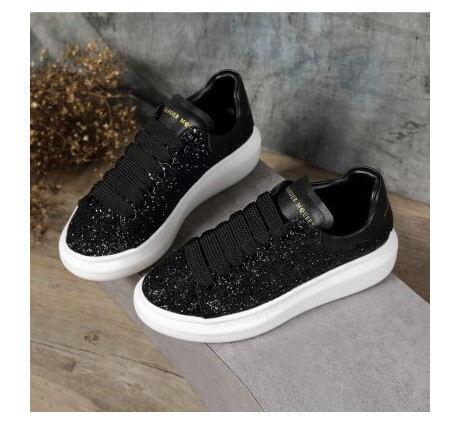 alexander mcqueen black sparkly