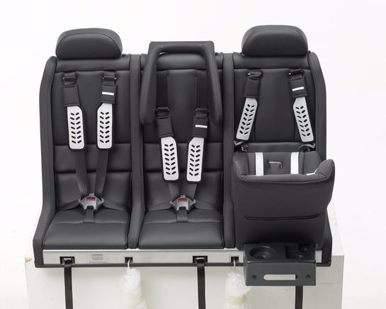 Multimac 1000 3 seater child car seat (with baby seat and accessories