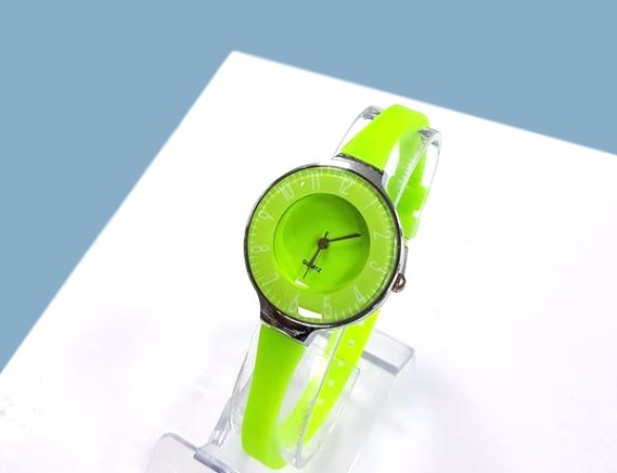 Orologio Polso Donna Analogico Quarzo Moderno Fashion Casual Sottile Lime lac