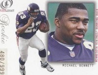 2001 Fleer Legacy Michael Bennett #106