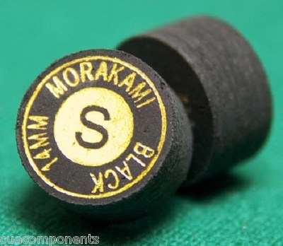 SOFT Morakami Cue Tips Performance Black Pool Cue Tip -- Per 1 & FREE SHIPPING