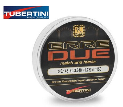 Fishing Line Tubertini ERRE DUE Match Sinking 150m 0.14mm - 0.26mm